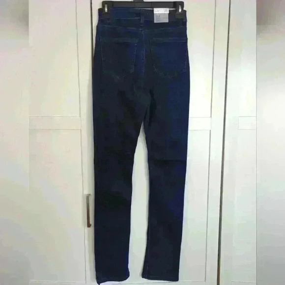 DEX | Ella Super Skinny High  Rise Split Hem Dark Wash Jeans Size 26 - Picture 4 of 7